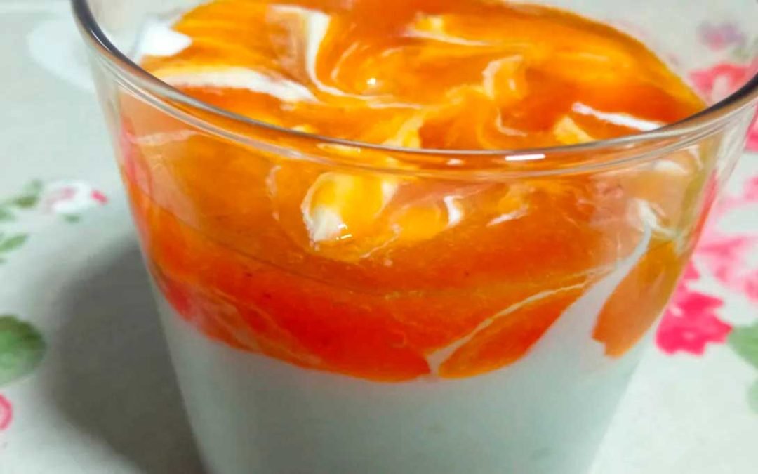 Crema de yogur griego con queso