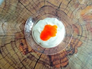 Crema de yogur griego con queso