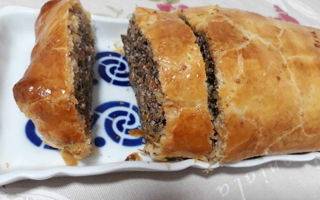 Hojaldre relleno de verduras